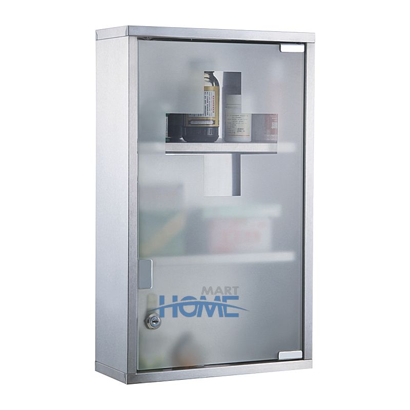 Bathroom/ Hospital Use Stainless Steel Medicine Cabinets Medicine Box First Aid Kit Box 3 Tiers Wall Mounted Medicine Chest