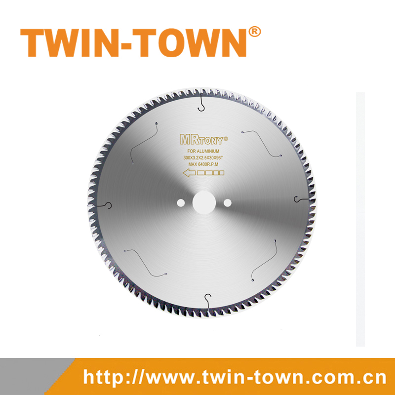 TCT Saw Blades for Cutting Non-Ferrous Metal, Aluminium & Plastic
