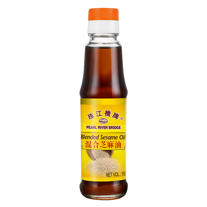 Pearl River Bridge Blended Sesame Oil 150mL/270mL/500mL/650mL/1.8L [Sesame oil] [Marinade/Cold Dish/Dipping]