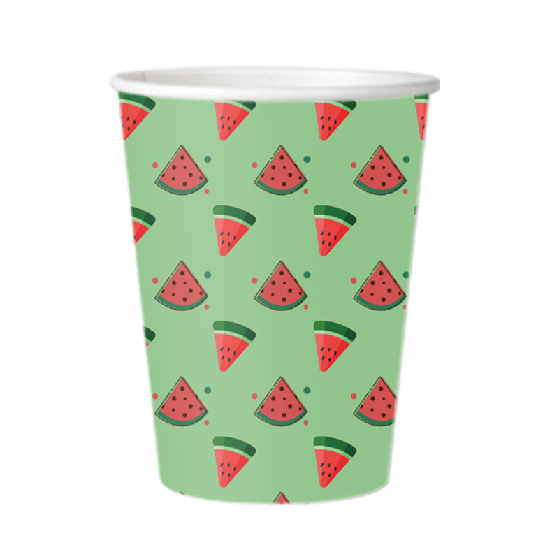 Summer fruit Party Supplies Paper cup 12OZ