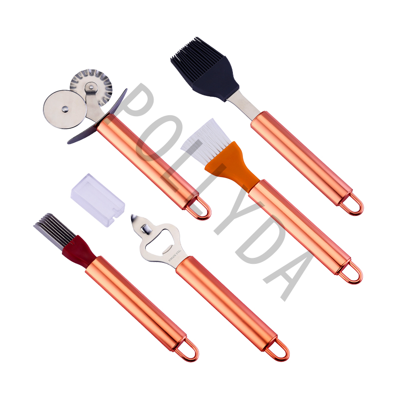 HC51 Series Kitchen Tgadgets w/ rose goldencolor handle