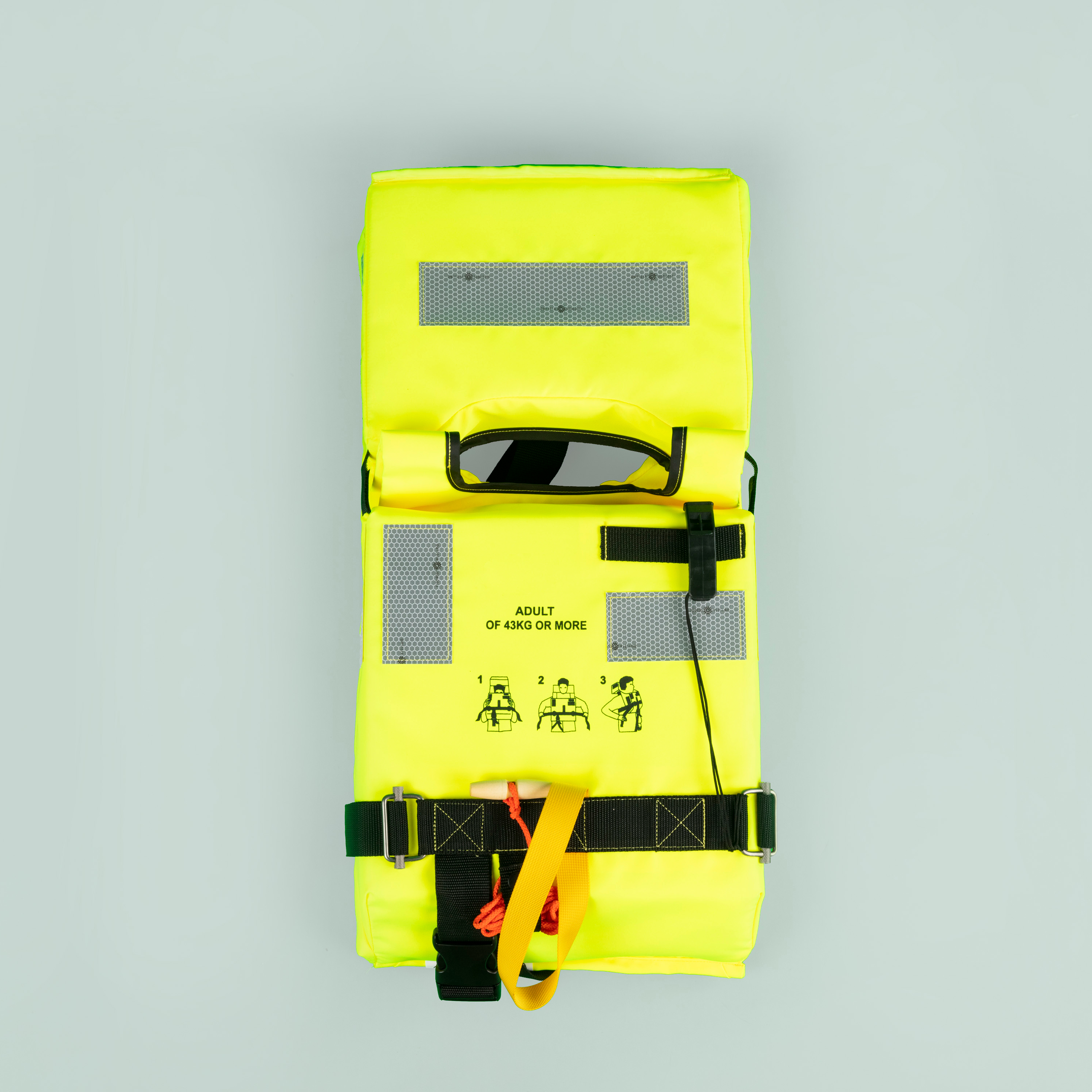 Adult Life Vest with SOLAS approval Yellow color