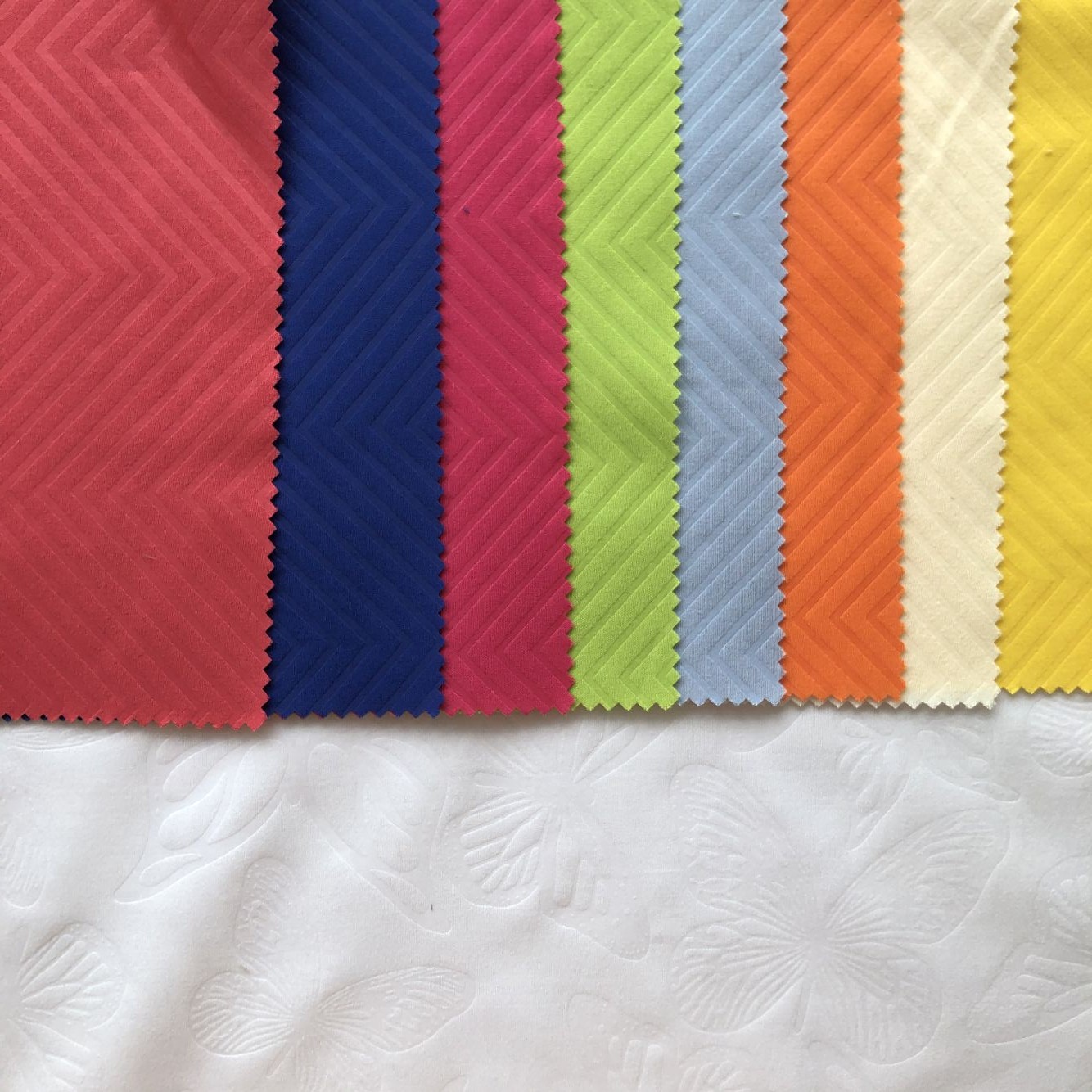 100%polyester microfiber embossed fabric