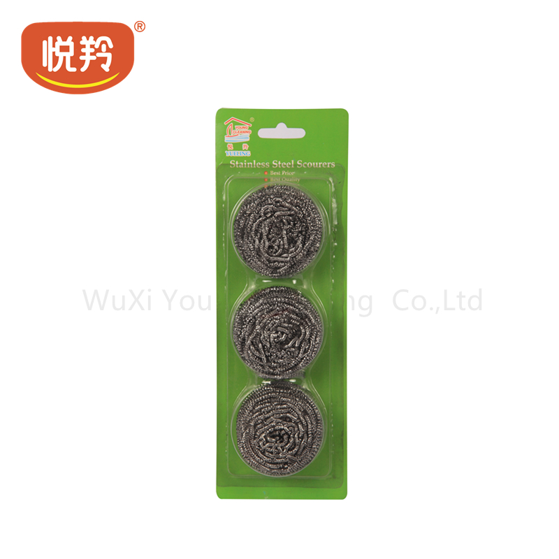 Stainless steel scourer，mesh scourer，scourer，wire