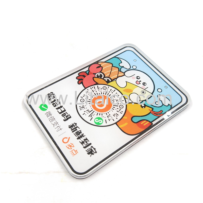 Ocean acrylic refrigerator magnet