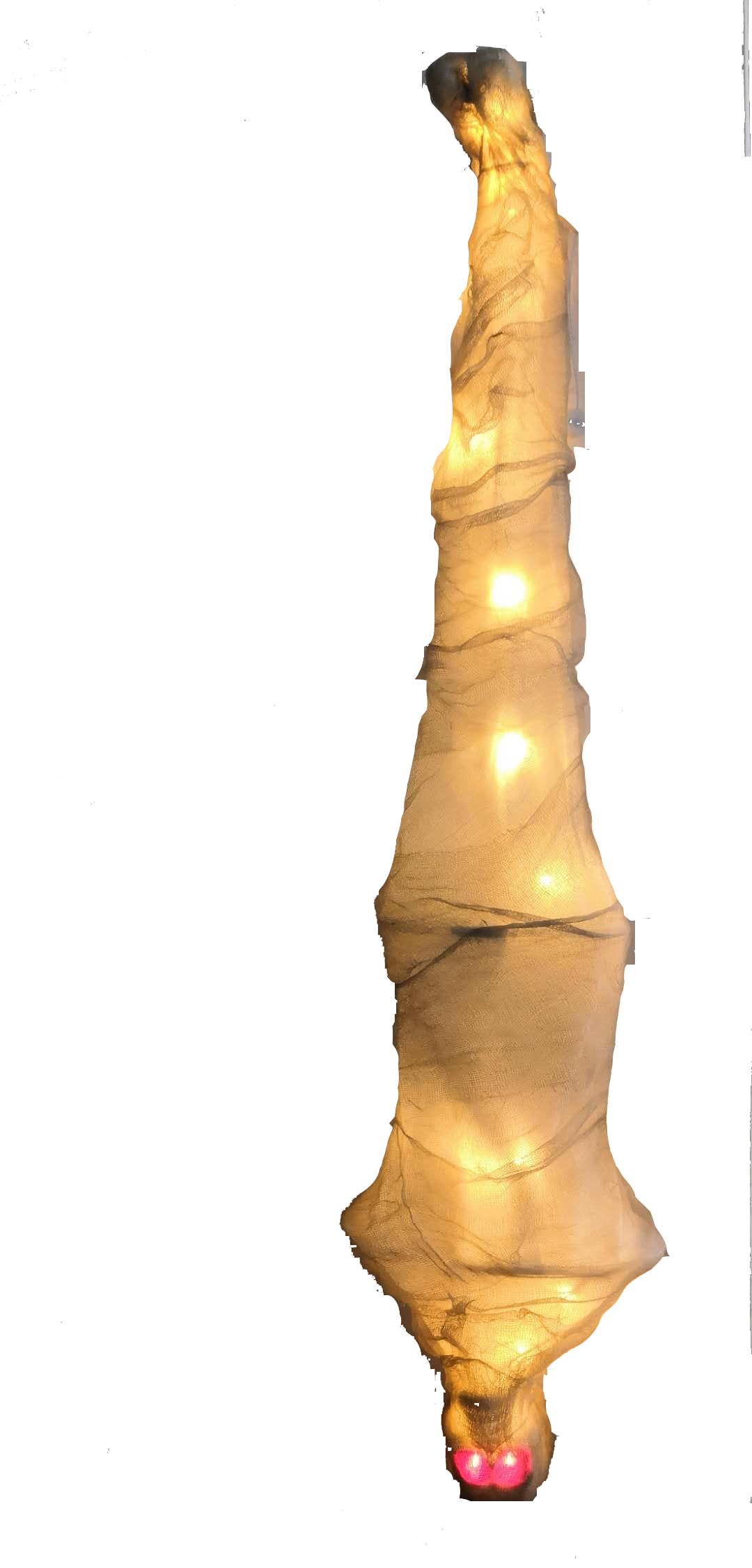Halloween Decoration/Porps/White/Floating/cocoon /upside down 47” Lighted up Mummy