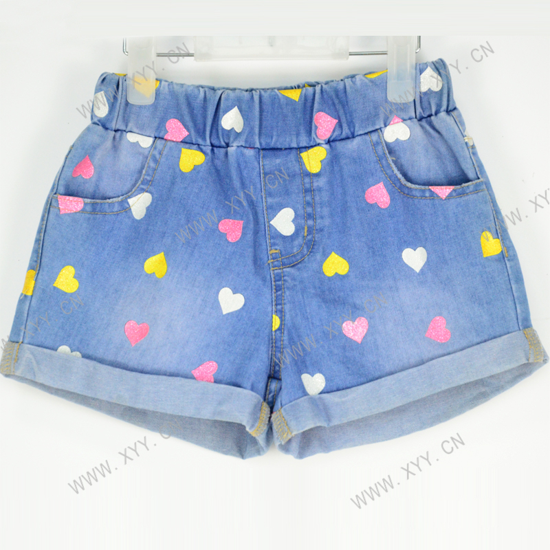 Girl's jean shorts