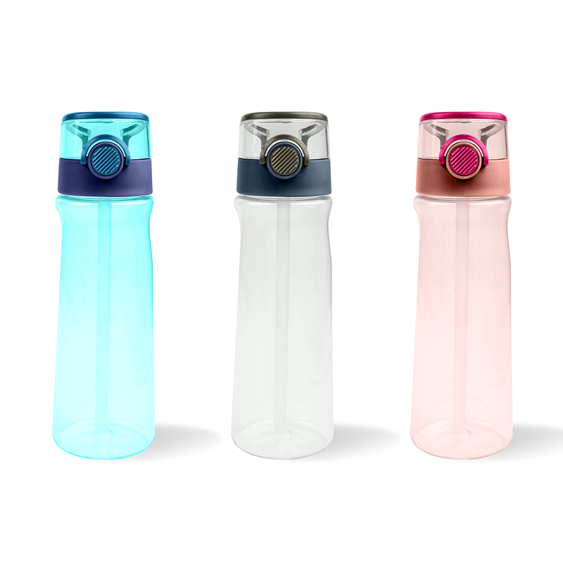 GOX Tritan Water Bottle With Autoopen Lid With Foldable Carry Loop BPA free For Fitness, Outdoor Enthusiasts