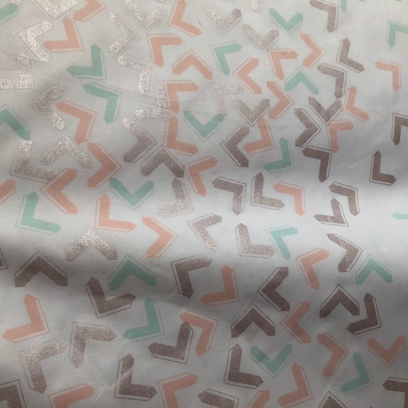 100%polyester flash powder printing fabric