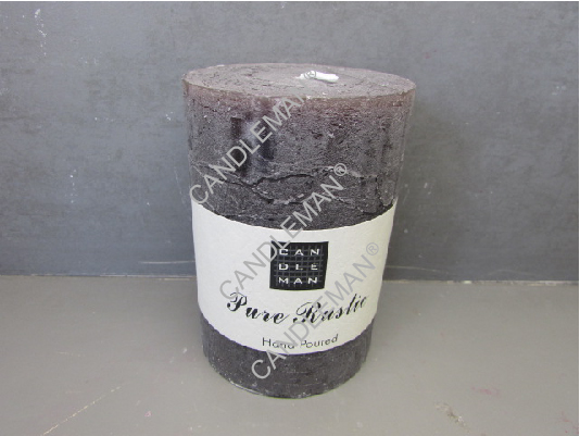 D.7x10cm Rustic pillar candle