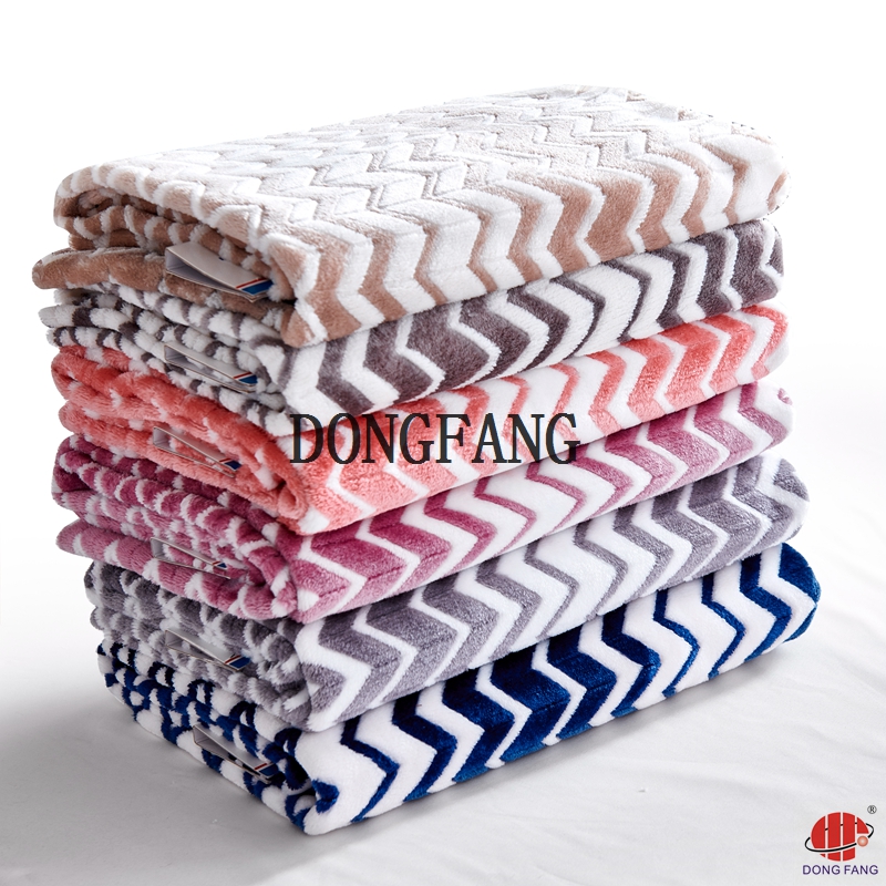 100% polyester jacquard cationic flannel