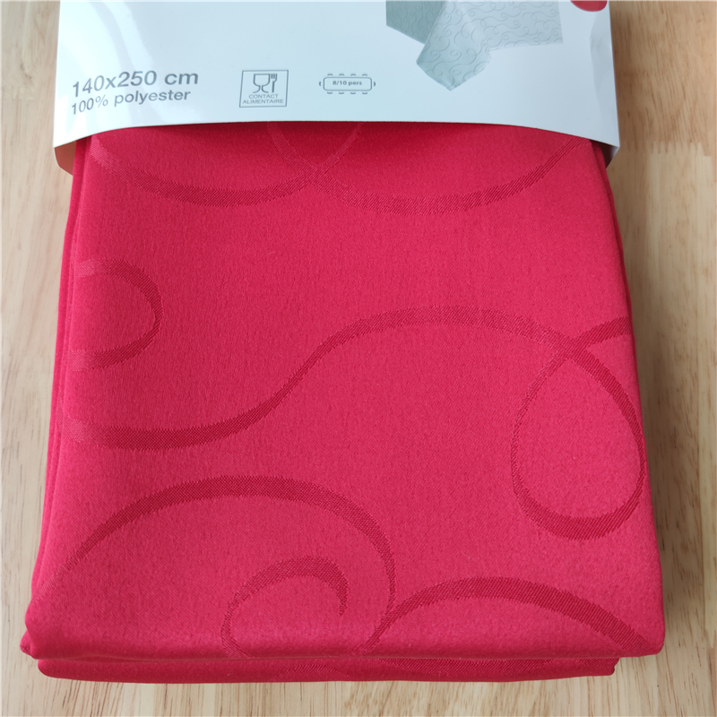 Wholesale rectangle Jacquard table cloth tablecloth for living room party