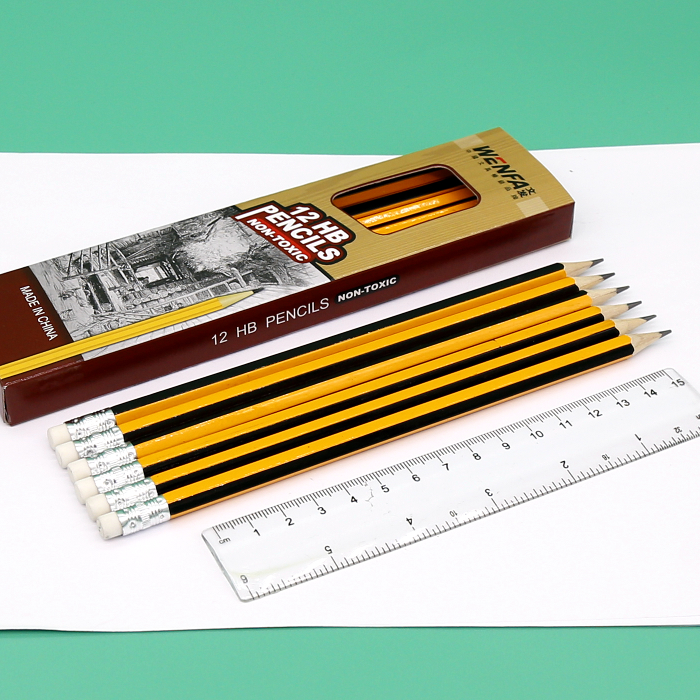 HB Pencils with Eraser High Quality Factory Customized Pacakge Wholesale GP - 002