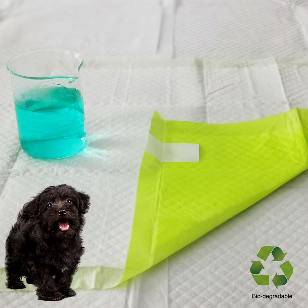 Eco-friendly bamboo fiber puppy pads