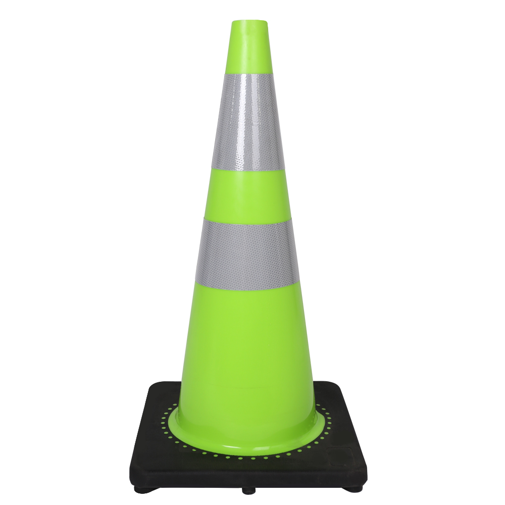 28” PVC Econony Green Traffic Cone Road Cone Safety Cone
