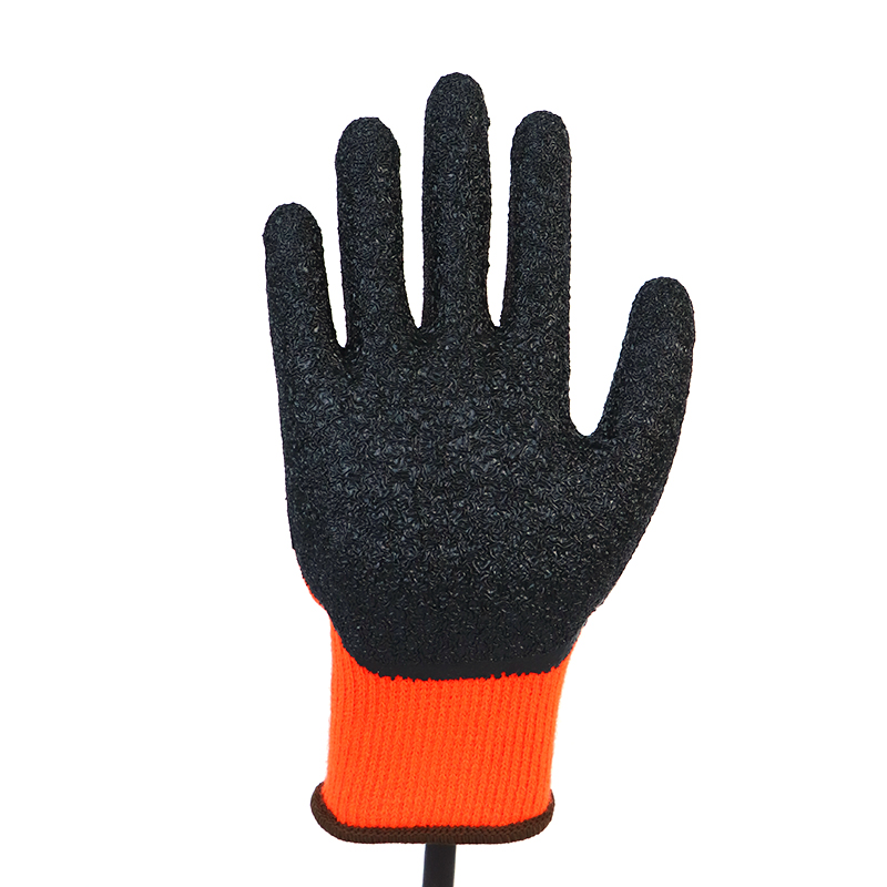Glove Latex-10g Napping Acrylic Latex Shell, Crinkle Finish