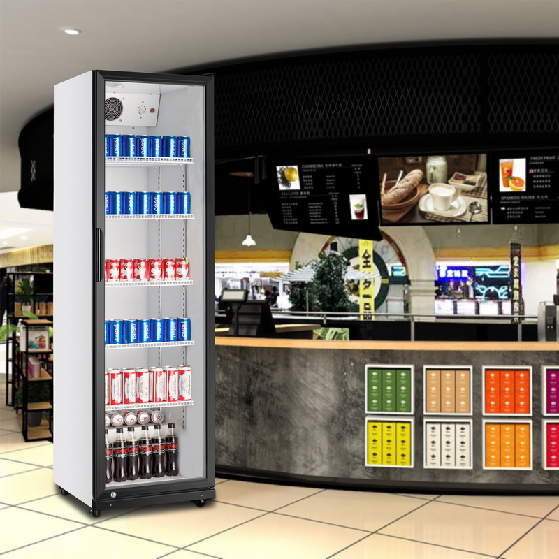 Single-Door Upright Display Cooler