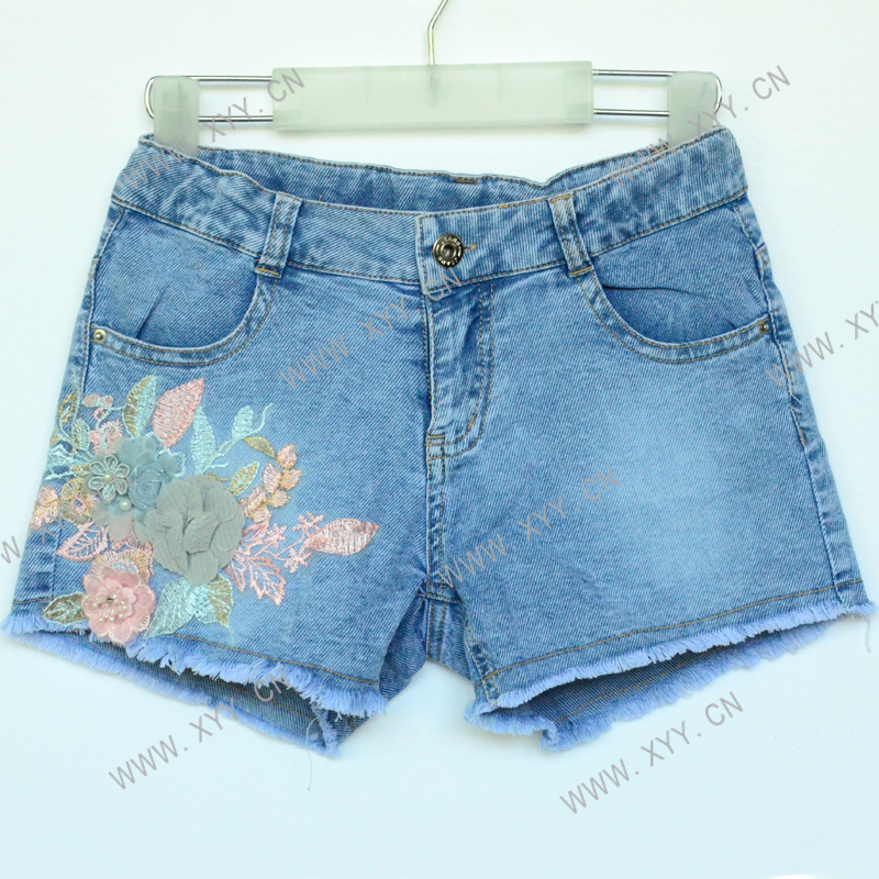 Girl's jean shorts