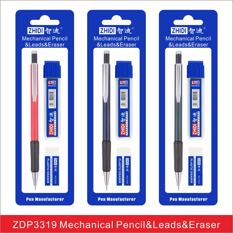 Mechanical Pencil+lead+eraser