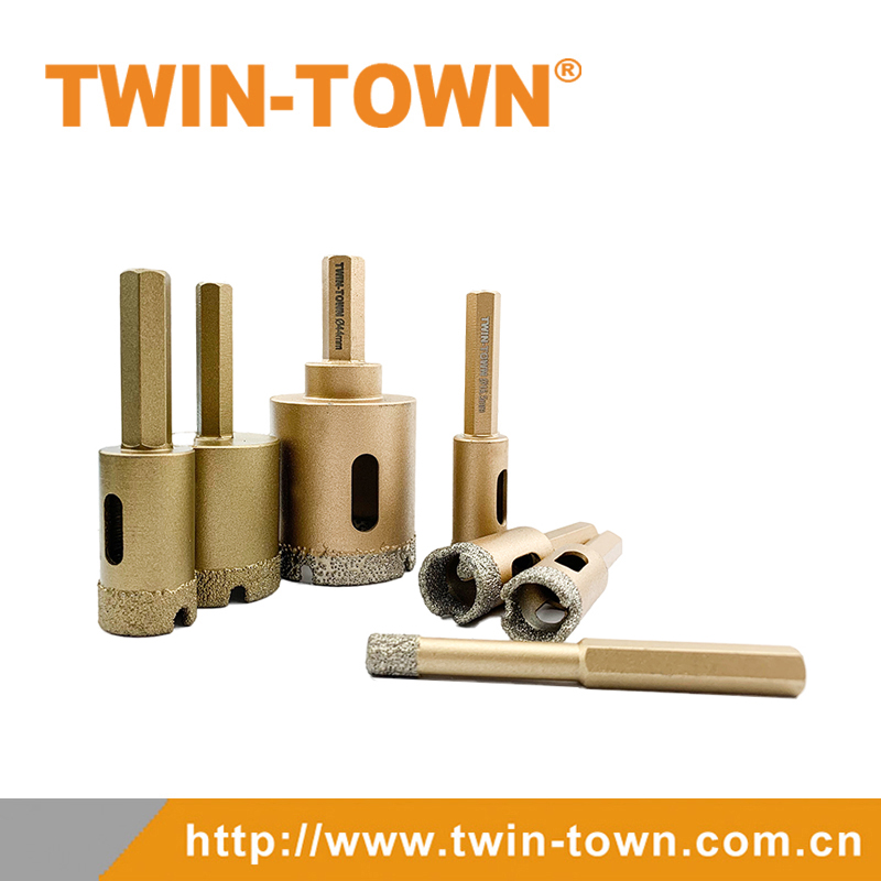 Brazed Diamond Drilling Bits HEX6 TWIN-TOWN