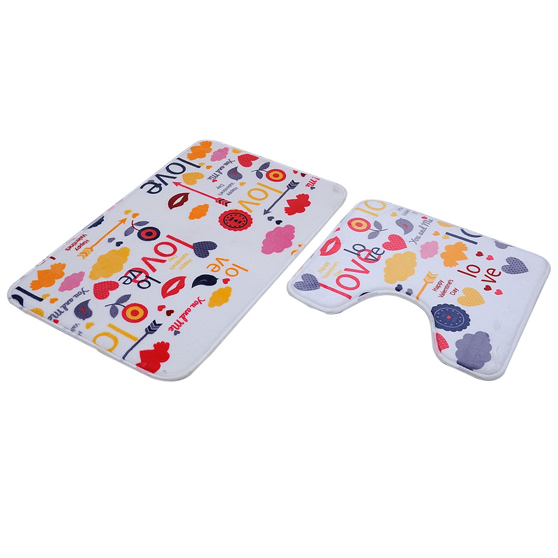 printed foam mat set-2 pcs