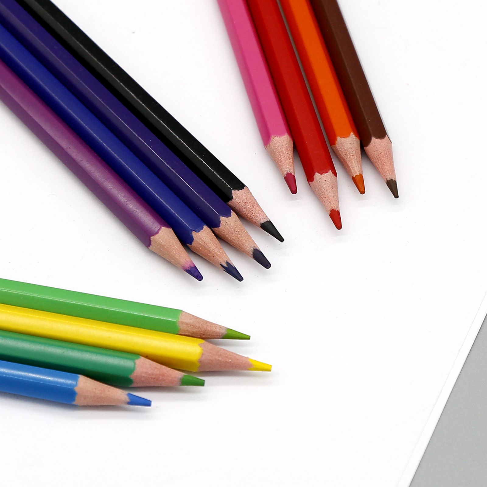 7 ”Color Pencil 12 Colors Plastic Customized Package Manufacture Direct Sale Wholesale High Quality PCP- 002