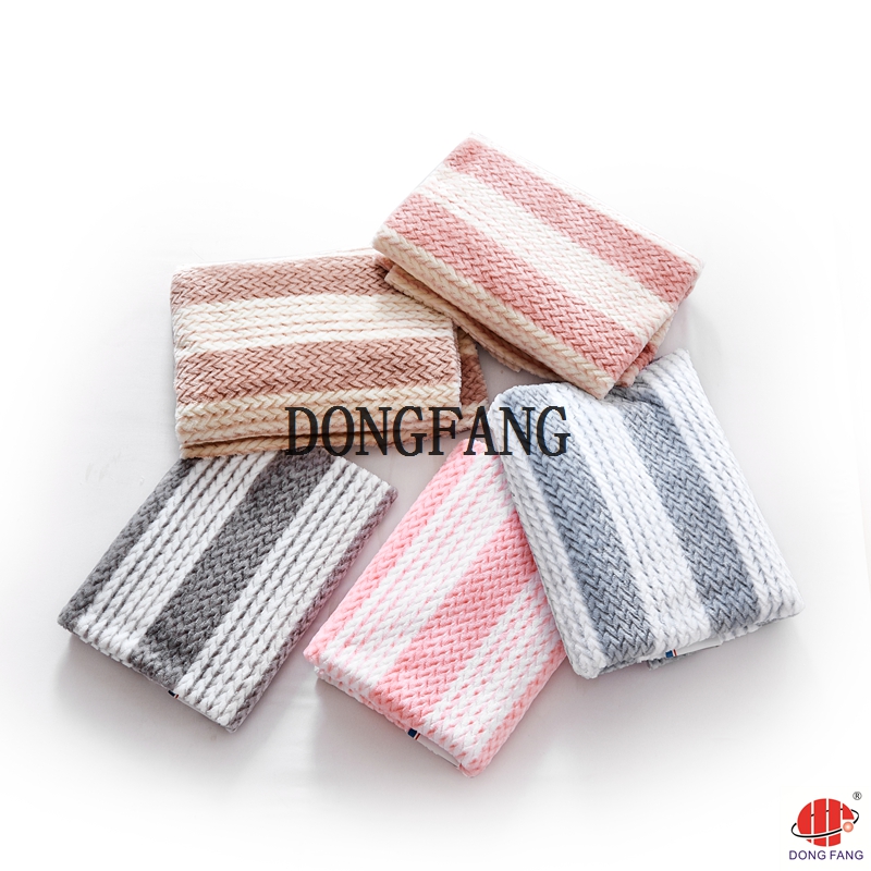 100% polyester jacquard printed flannel