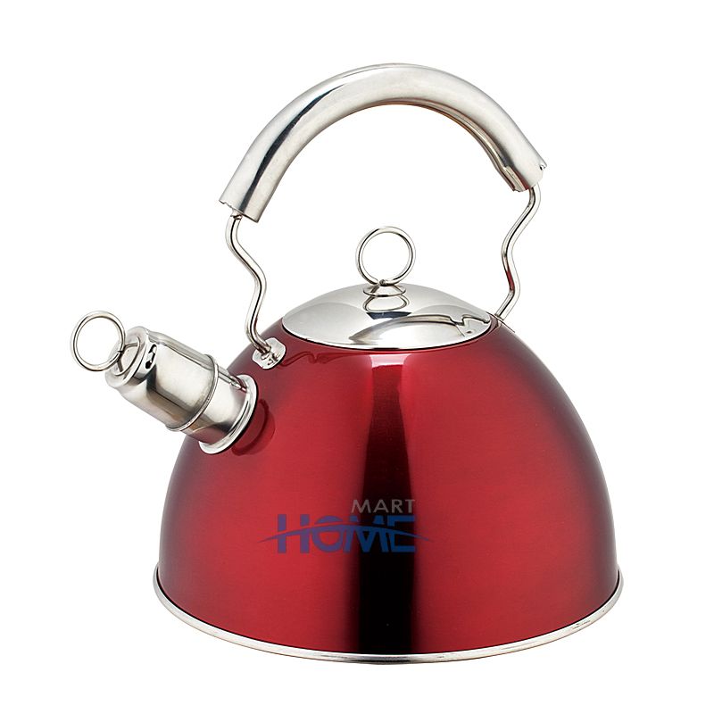 Stainless Steel Whistle Tea Maker Pot Simple For Household Kitchen Appliances Hemispherical Multicolour 2.5L 2L Whistling Kettle