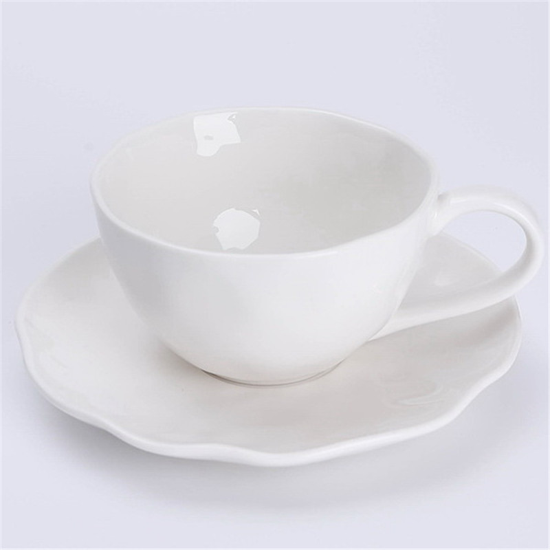 Cup & Saucer tea set coffee set Shiny White Color