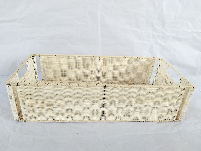 Factory hand wove rattan baskets removable17-302