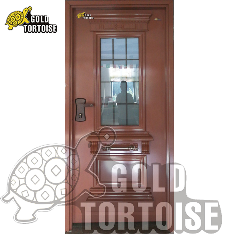 High Level Israel Security Door with Glass Cover