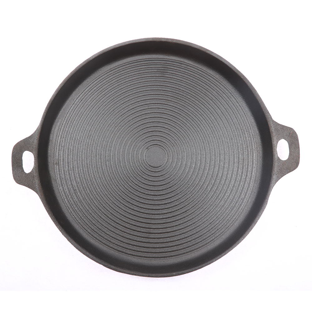 Cast iron pizza pan