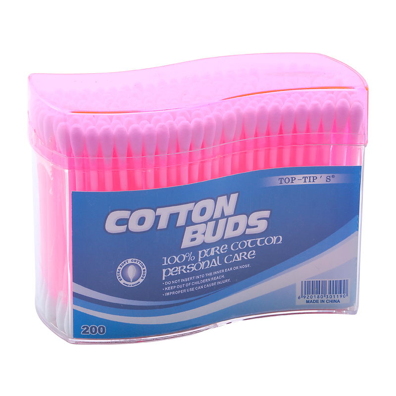 #1 A Plastic cotton buds in PS box