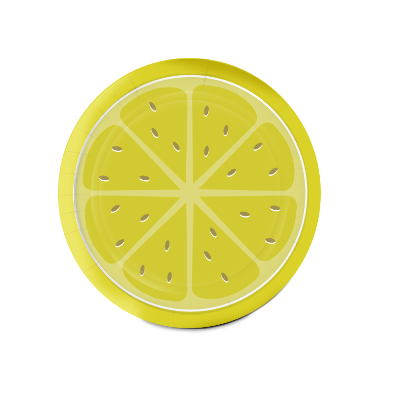 Summer fruit Party Supplies Paper plate