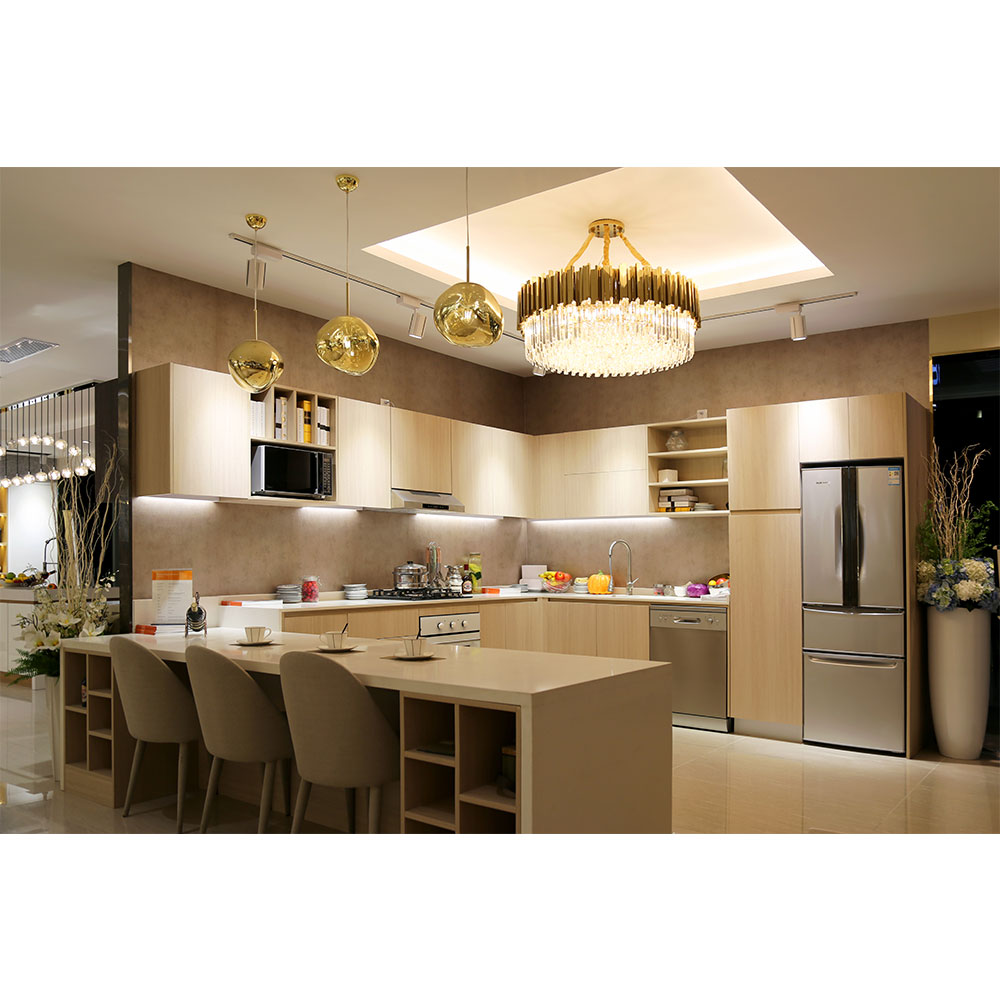 Customized Particle board Chipboard melamine Kitchen Cabinet