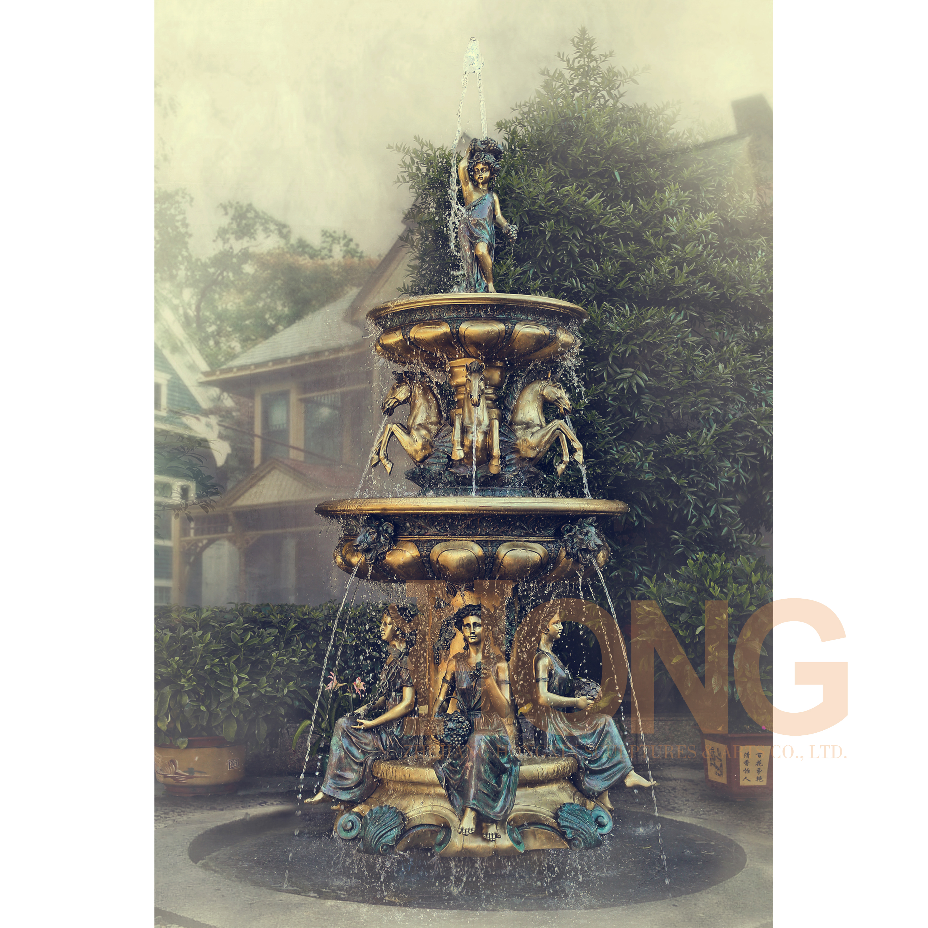 Ls-252 Bronze Sculptures Hongxin