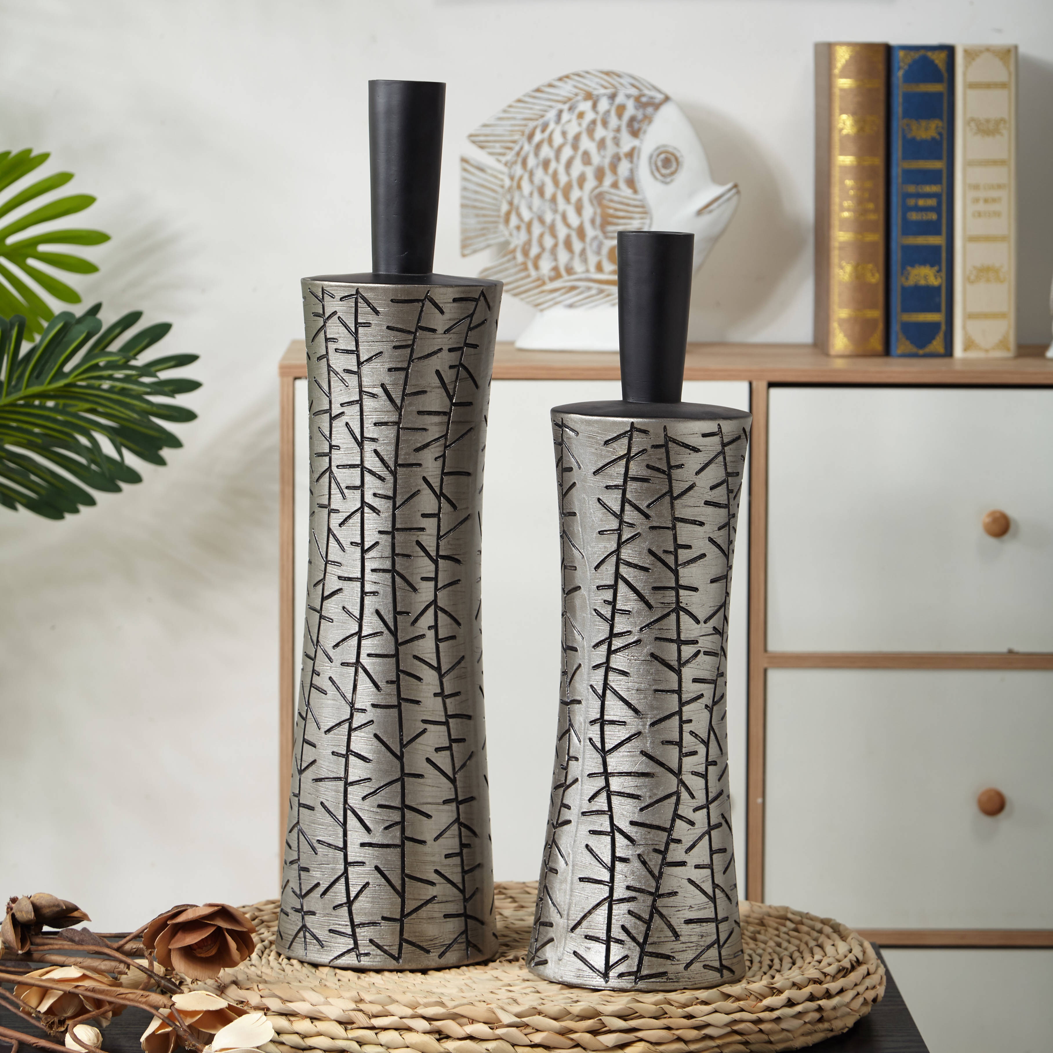 ceramic polyresin vase