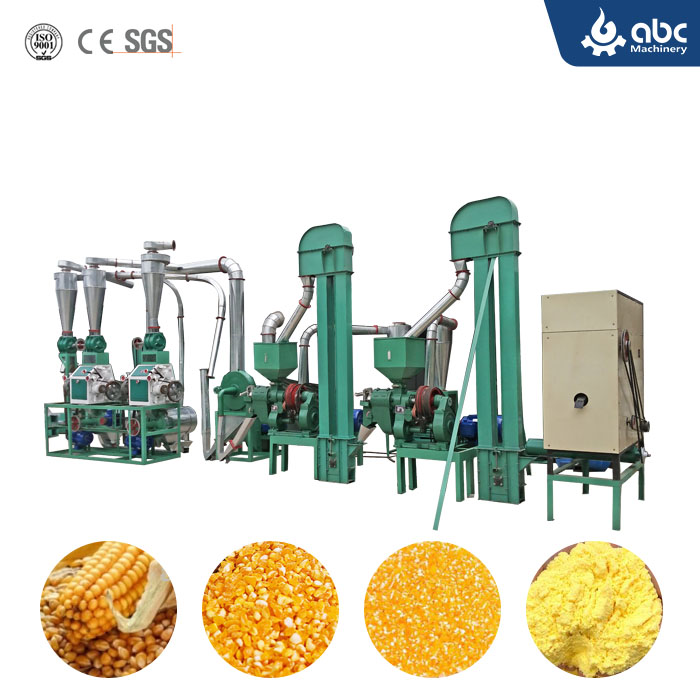 Maize floru processing plant, corn flour processing plant