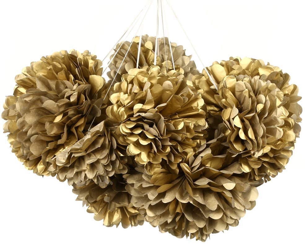 NEW YEAR Party Supplies paper pompom