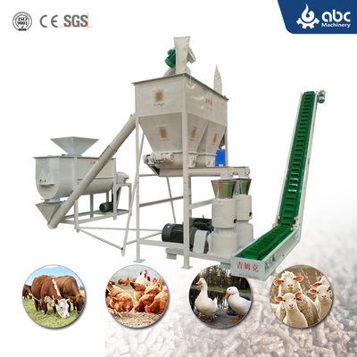 Feed Processing Line. Animal Feed Processing Line,Cattle Feed Processing Line