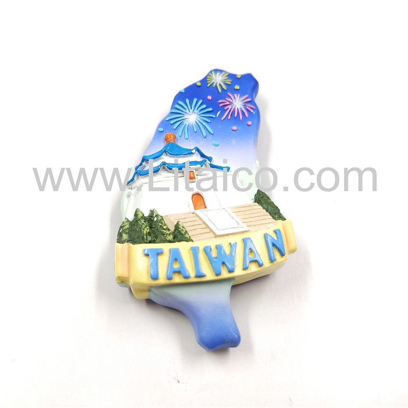 Tai Wan style resin refrigerator magnet