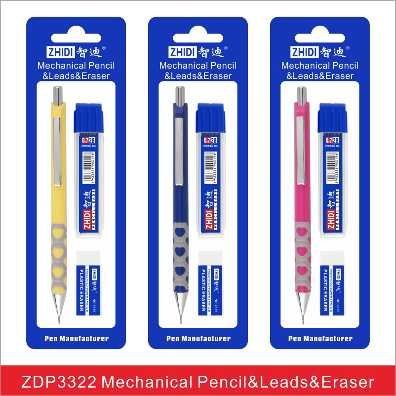 Mechanical Pencil+lead+eraser