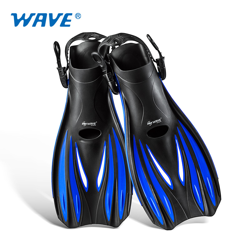 OEM custom short blade snorkeling fins swim diving snorkeling fin for adults