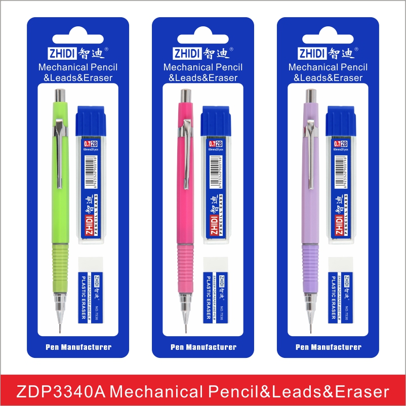 Mechanical Pencil+lead+eraser