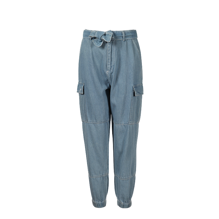 women denim harem pants