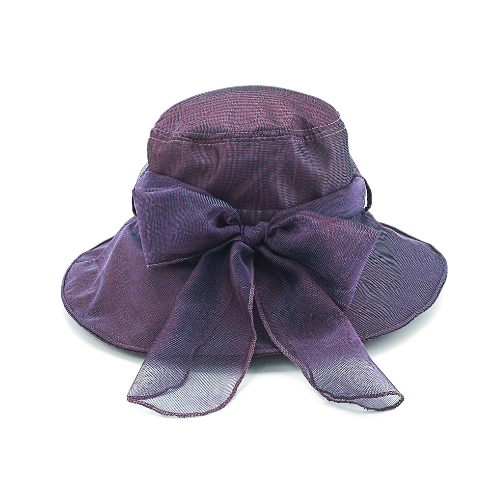 Organza folding foldable women wholesale ladies church hats lady