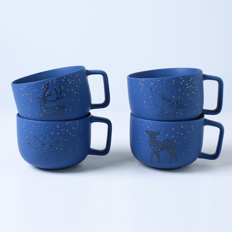 Matt ceramic soup mug