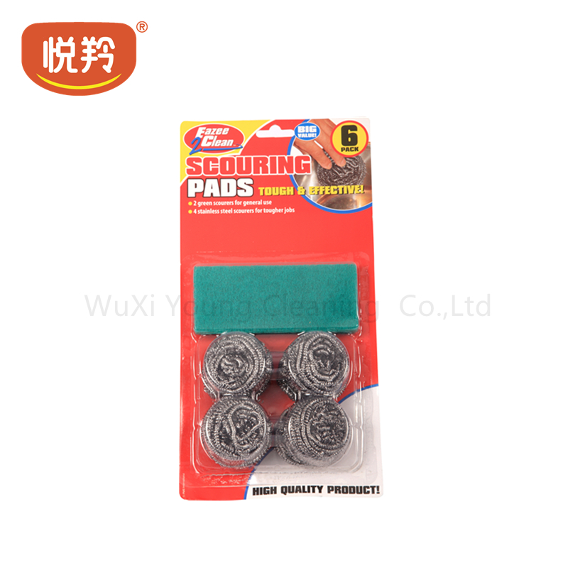 Stainless steel scourer，mesh scourer，scourer，wire