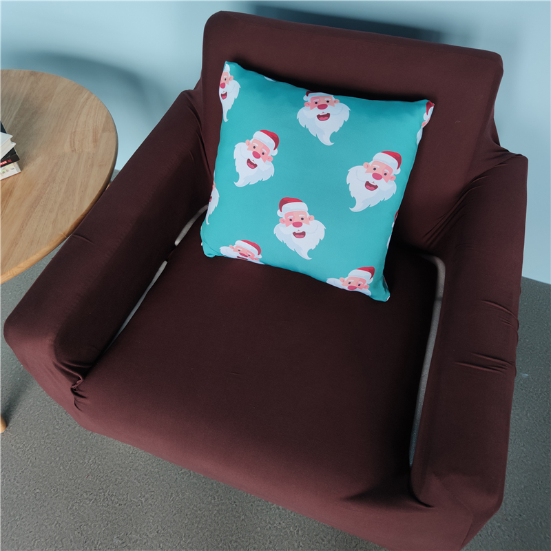 Christmas Printed Spandex Couch Cushion Covers Pillow Cover Pillowcase Home Decorative Sofa Throw Pillows Cover