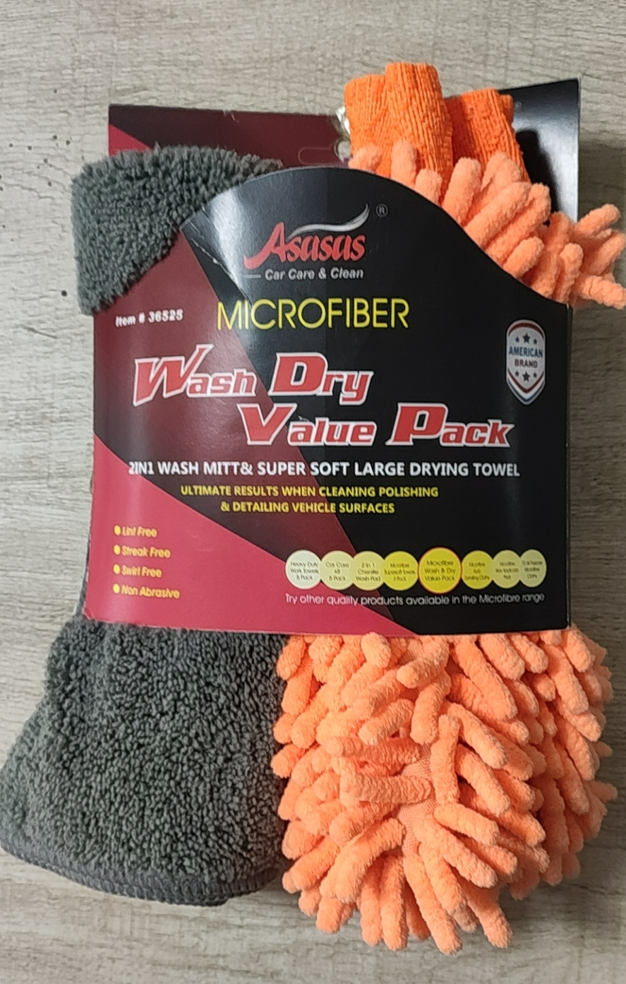 Wash dry value pack